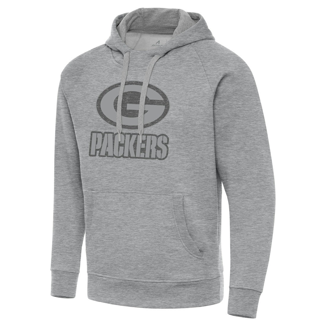 Green Bay Packers Antigua Victory Hoodie - Heather Gray - NFL