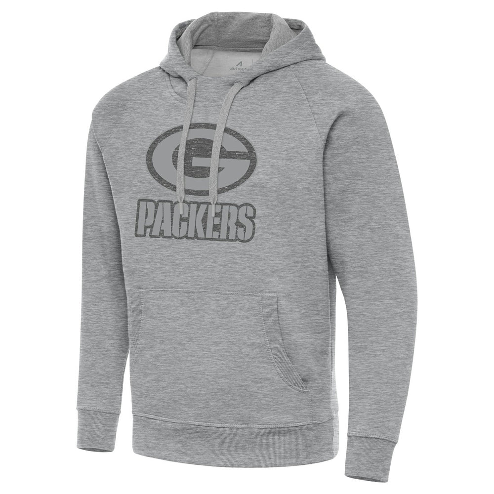 Green Bay Packers Antigua Victory Hoodie - Heather Gray - NFL