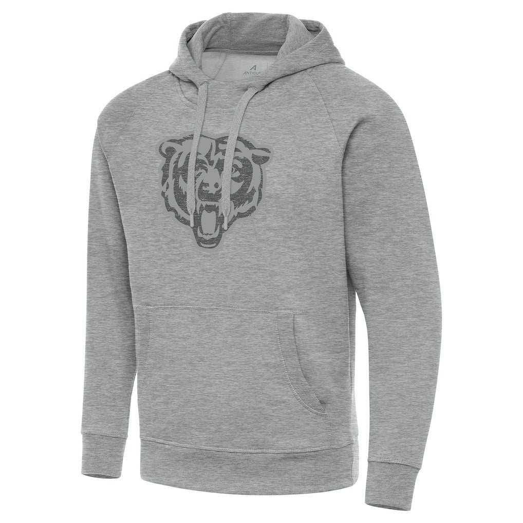 Chicago Bears Antigua Victory Hoodie - Heather Gray - NFL