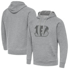 Cincinnati Bengals Antigua Victory Hoodie - Heather Gray - NFL