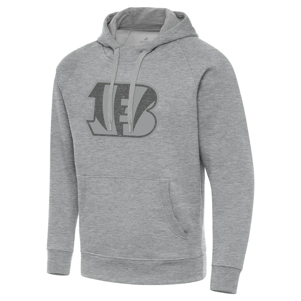 Cincinnati Bengals Antigua Victory Hoodie - Heather Gray - NFL