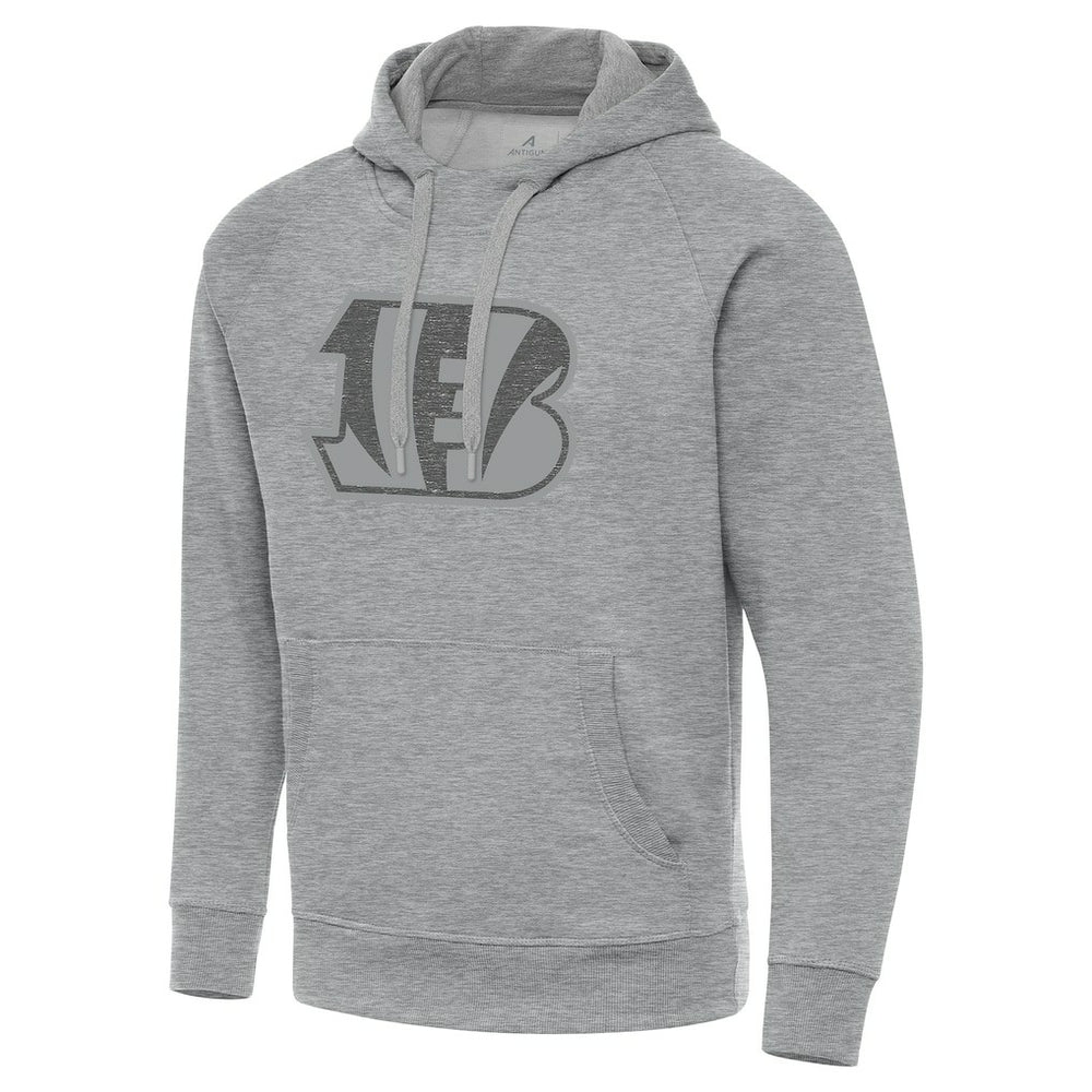 Cincinnati Bengals Antigua Victory Hoodie - Heather Gray - NFL