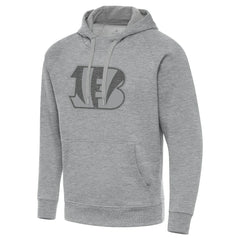 Cincinnati Bengals Antigua Victory Hoodie - Heather Gray - NFL