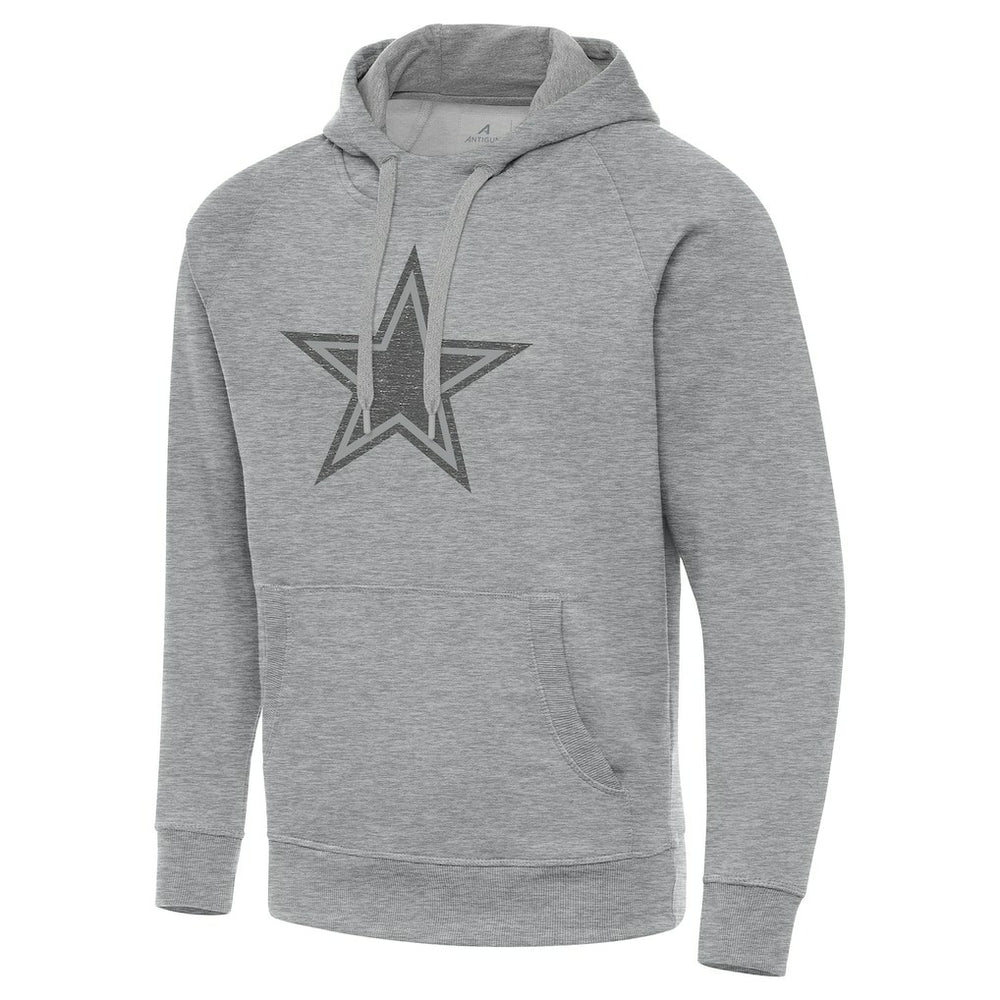 Dallas Cowboys Antigua Victory Hoodie - Heather Gray - NFL
