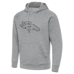 Denver Broncos Antigua Victory Hoodie - Heather Gray - NFL
