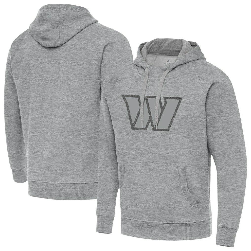 Washington Commanders Antigua Victory Hoodie - Heather Gray - NFL