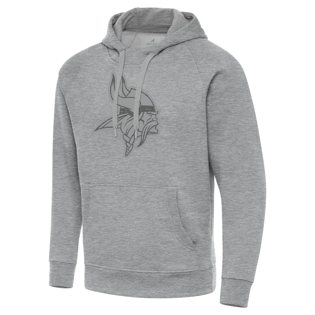 Minnesota Vikings Antigua Victory Hoodie - Heather Gray - NFL