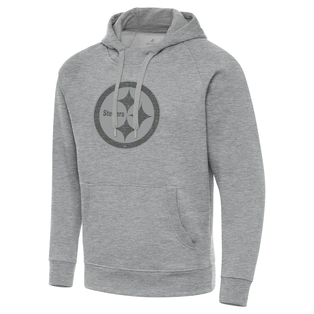 Pittsburgh Steelers Antigua Victory Hoodie - Heather Gray - NFL