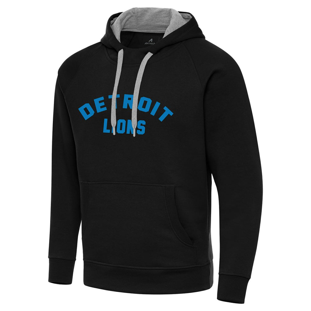 Detroit Lions Antigua Victory Hoodie - Black - NFL