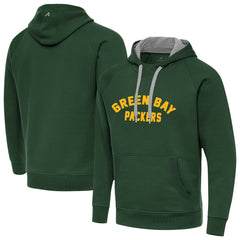 Green Bay Packers Antigua Victory Hoodie - Hunter Green - NFL