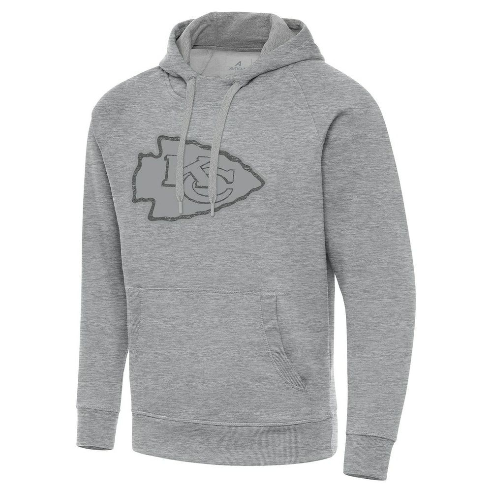Kansas City Chiefs Antigua Victory Hoodie - Heather Gray - NFL
