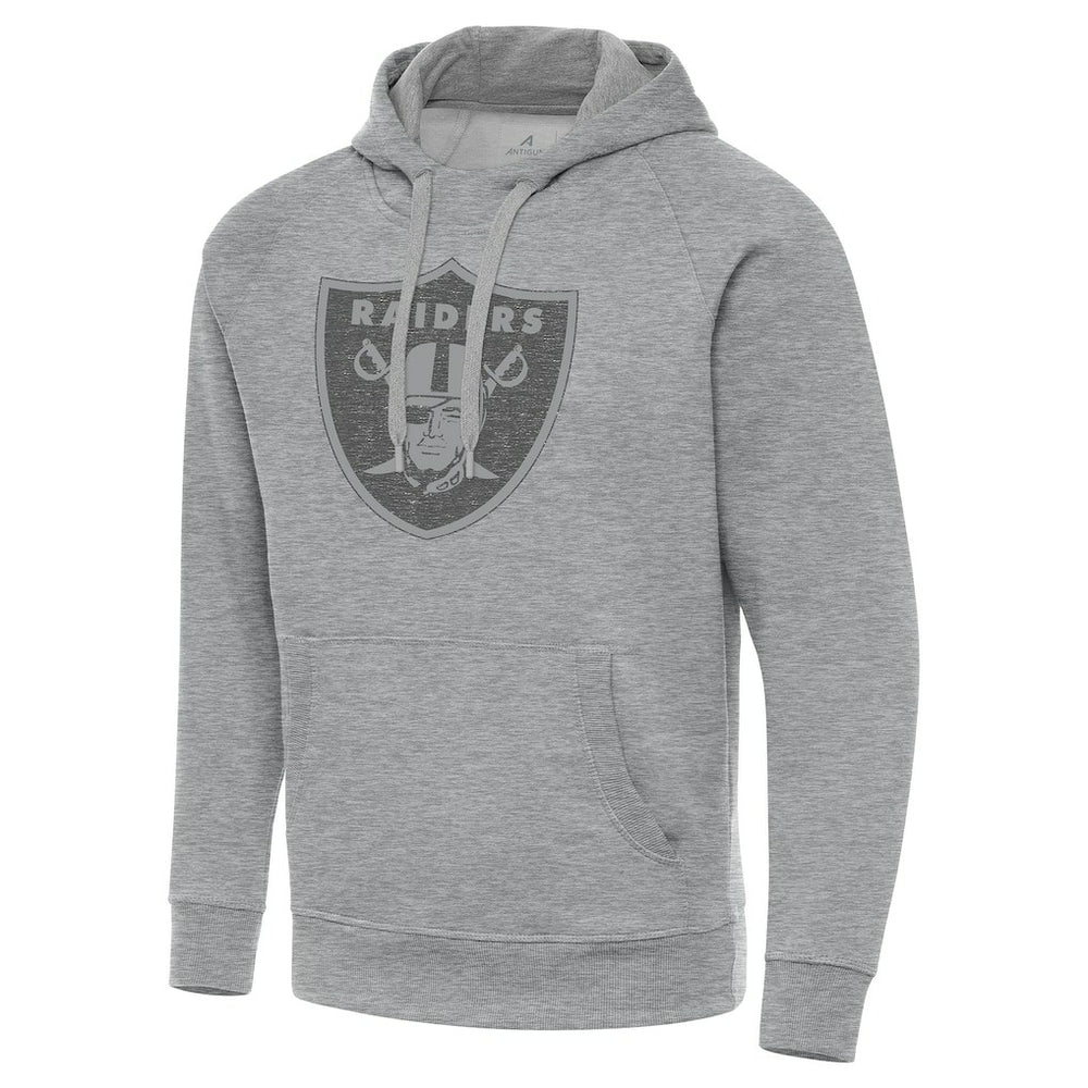 Las Vegas Raiders Antigua Victory Hoodie - Heather Gray - NFL