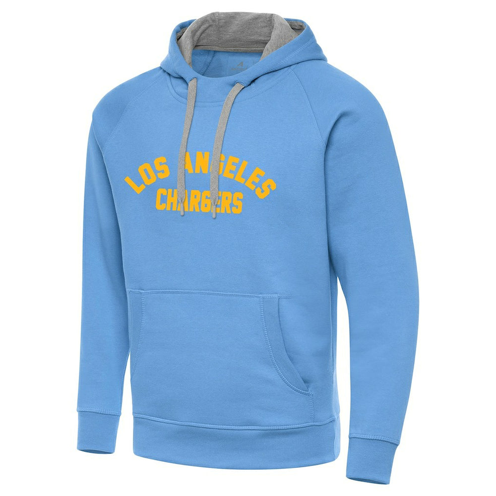Los Angeles Chargers Antigua Victory Hoodie - Powder Blue - NFL
