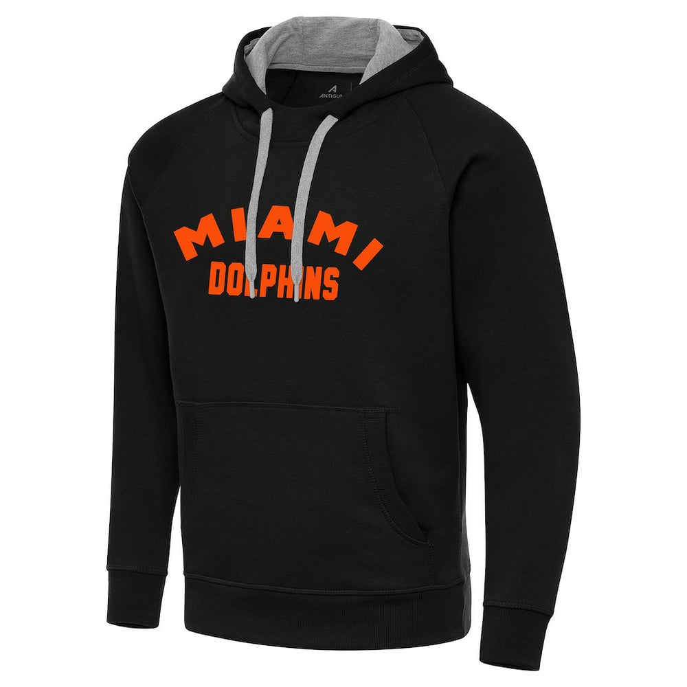 Miami Dolphins Antigua Victory Hoodie - Black - NFL