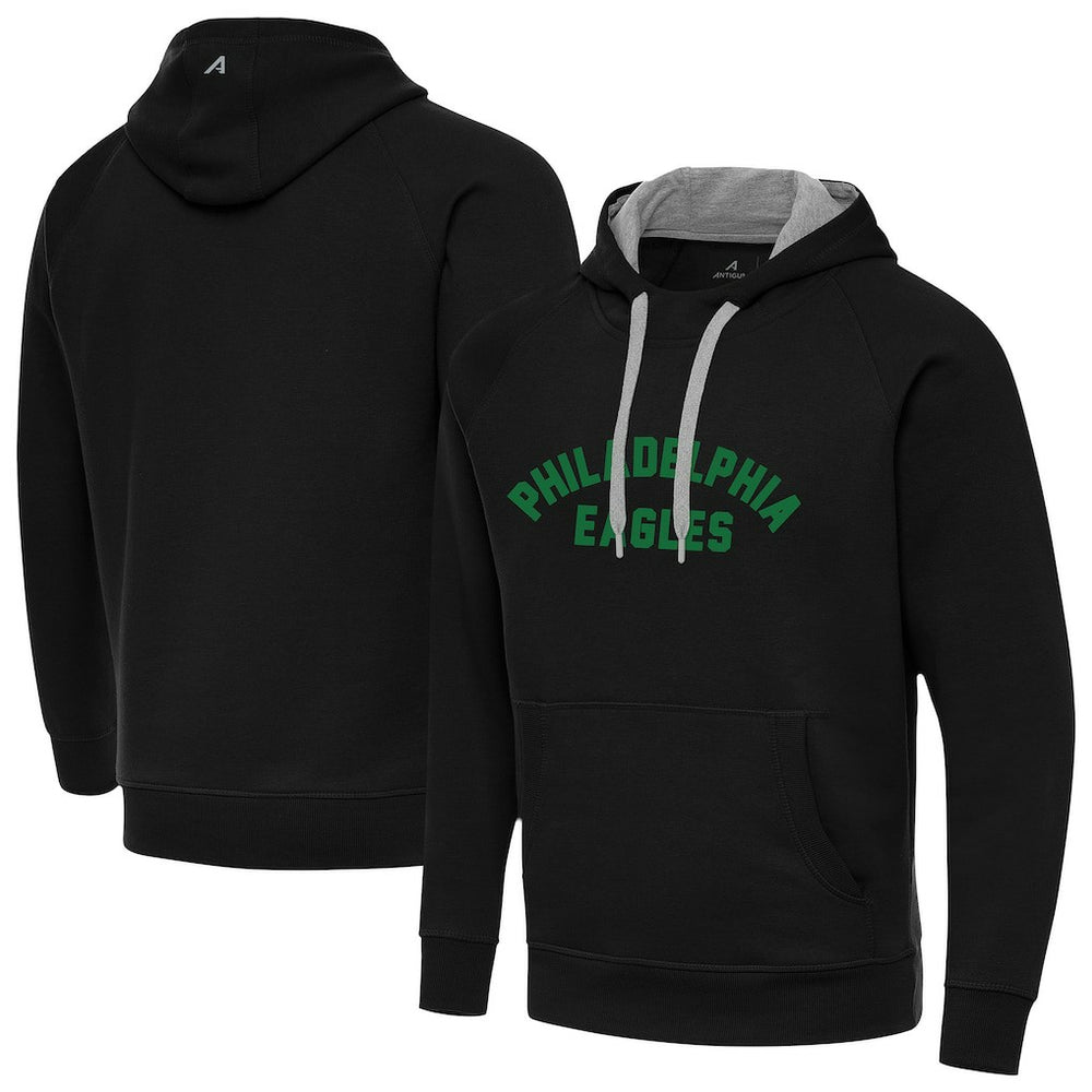 Philadelphia Eagles Antigua Victory Hoodie - Black - NFL