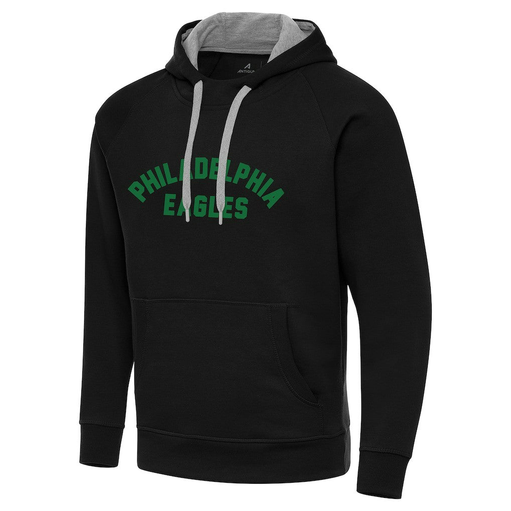 Philadelphia Eagles Antigua Victory Hoodie - Black - NFL