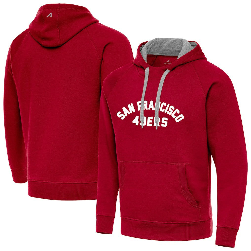 San Francisco 49ers Antigua Victory Hoodie - Scarlet - NFL