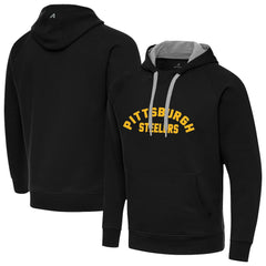 Pittsburgh Steelers Antigua Victory Hoodie - Black - NFL