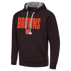 Cleveland Browns Antigua Victory Hoodie - Brown - NFL