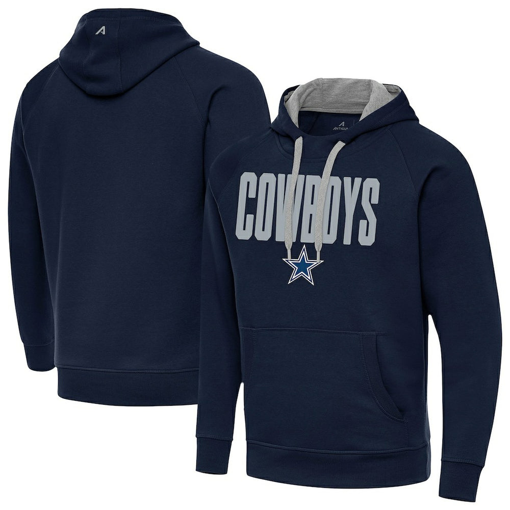 Dallas Cowboys Antigua Victory Hoodie - Navy - NFL