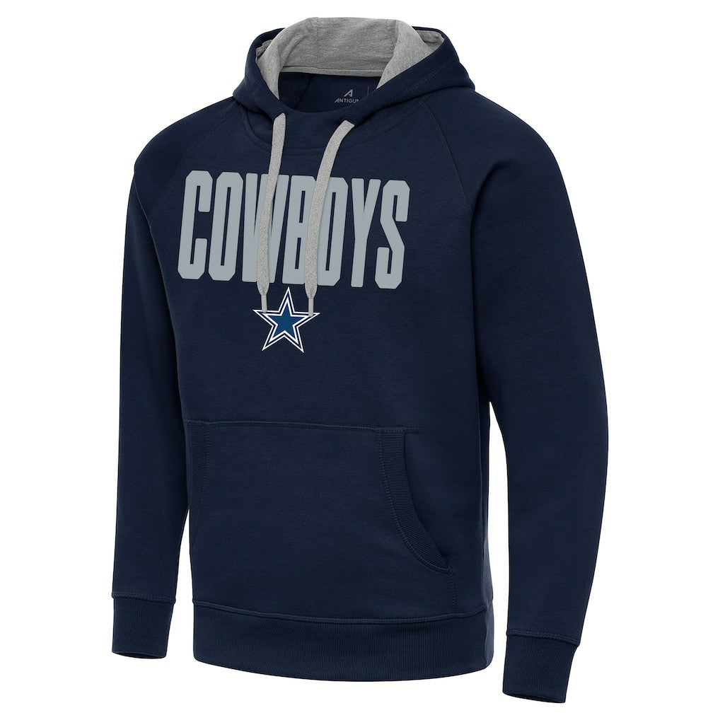 Dallas Cowboys Antigua Victory Hoodie - Navy - NFL