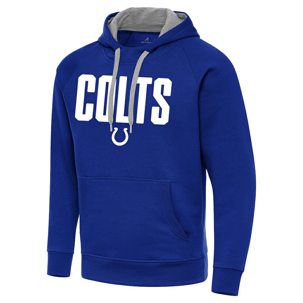 Indianapolis Colts Antigua Victory Hoodie - Royal - NFL