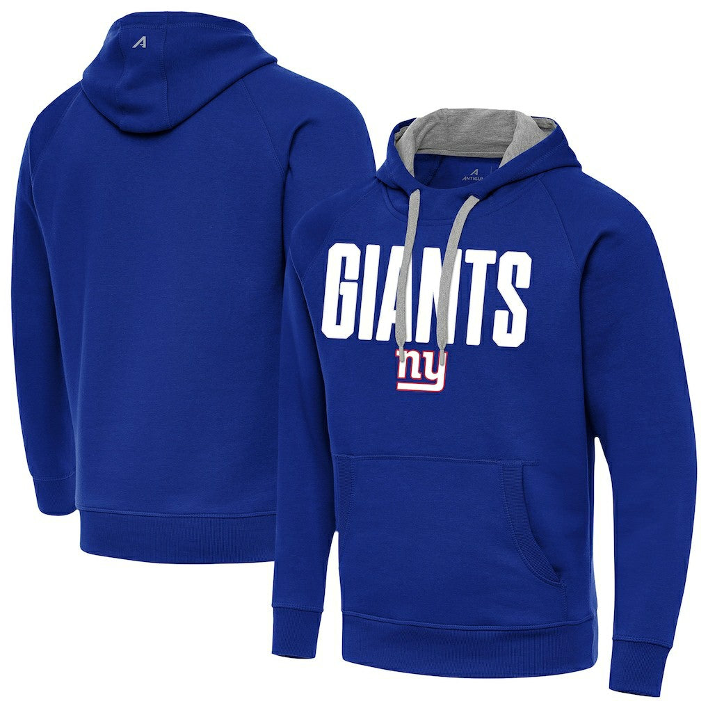 New York Giants Antigua Victory Hoodie - Royal - NFL