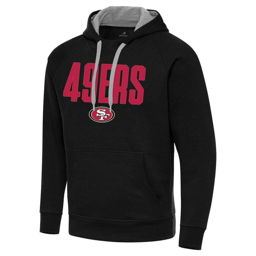 San Francisco 49ers Antigua Victory Hoodie - Black - NFL