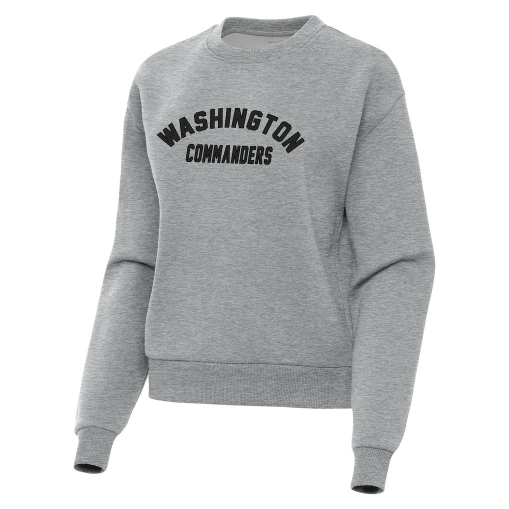 Washington Commanders Antigua Women's Victory Sweatshirt - Heather Gray - NFL