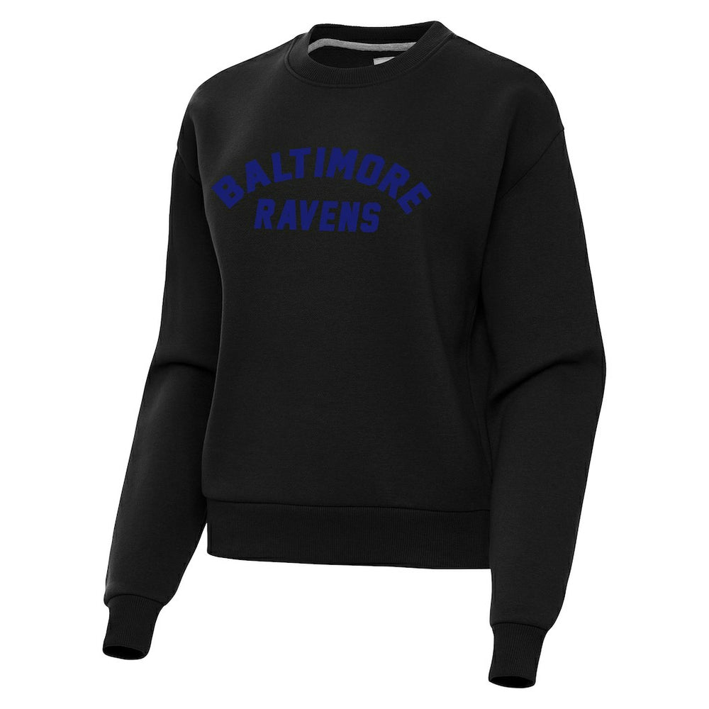 Baltimore Ravens Antigua Women's Victory Sweatshirt - Black - NFL