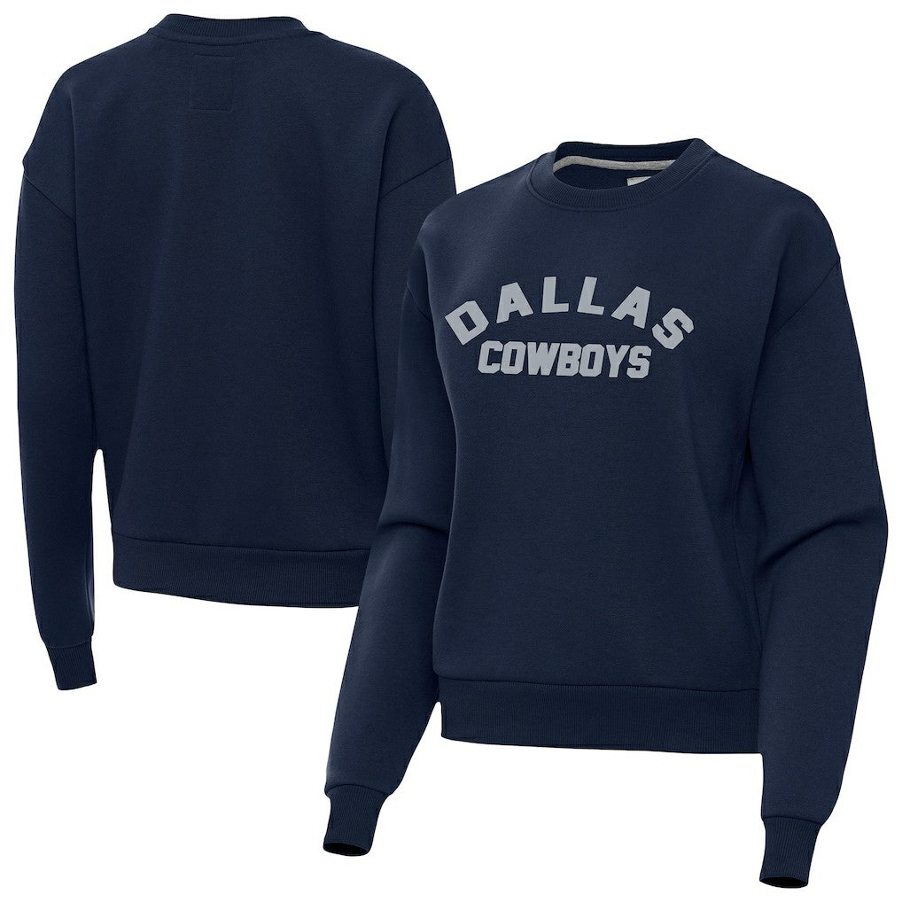 Dallas Cowboys Antigua Women's Victory Sweatshirt - Navy - NFL