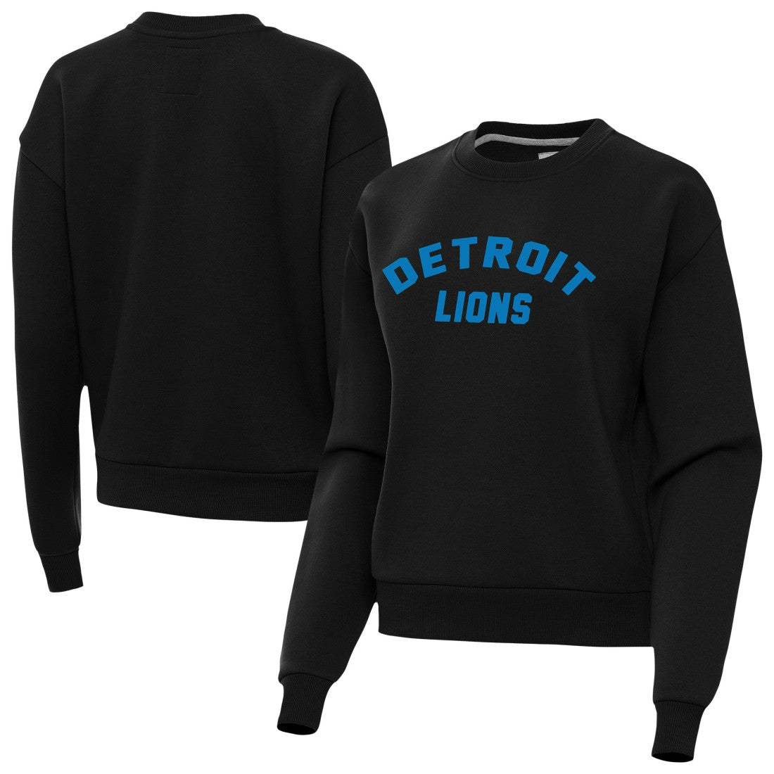 Detroit Lions Antigua Women's Victory Sweatshirt - Black - NFL