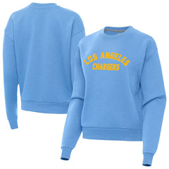 Los Angeles Chargers Antigua Women's Victory Sweatshirt - Powder Blue - NFL