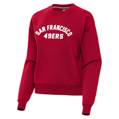 San Francisco 49ers Antigua Women's Victory Sweatshirt - Scarlet - NFL