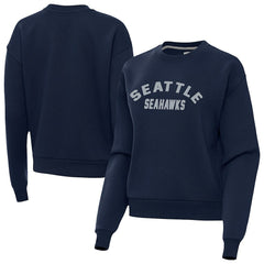 Seattle Seahawks Antigua Women's Victory Sweatshirt - Navy - NFL