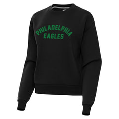 Philadelphia Eagles Antigua Women's Victory Sweatshirt - Black - NFL
