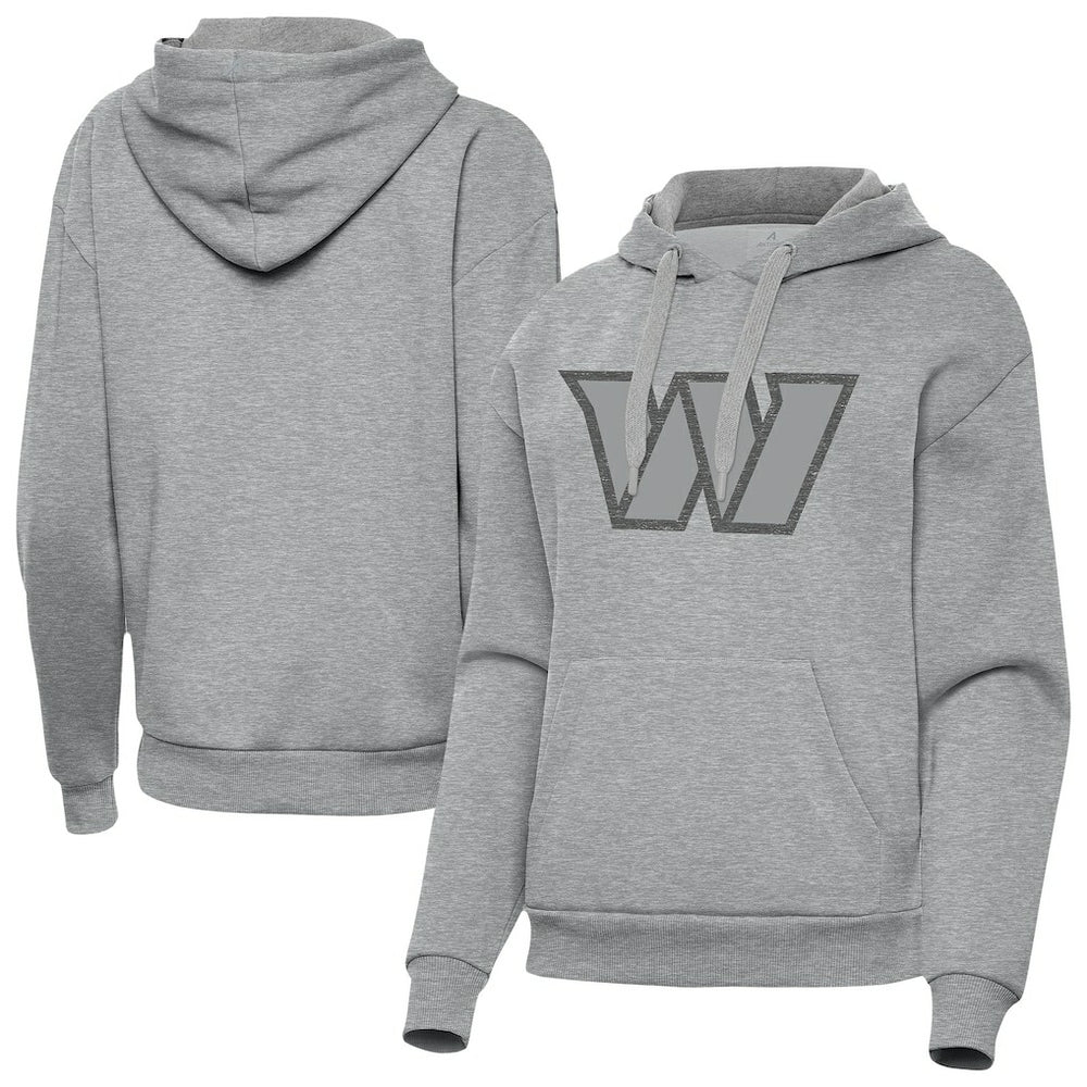 Washington Commanders Antigua Women's Victory Hoodie - Heather Gray - NFL