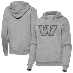 Washington Commanders Antigua Women's Victory Hoodie - Heather Gray - NFL