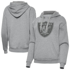 Las Vegas Raiders Antigua Women's Victory Hoodie - Heather Gray - NFL