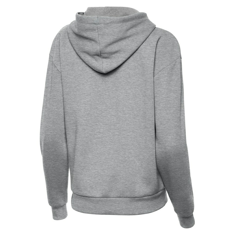 Miami Dolphins Antigua Women's Victory Hoodie - Heather Gray - NFL