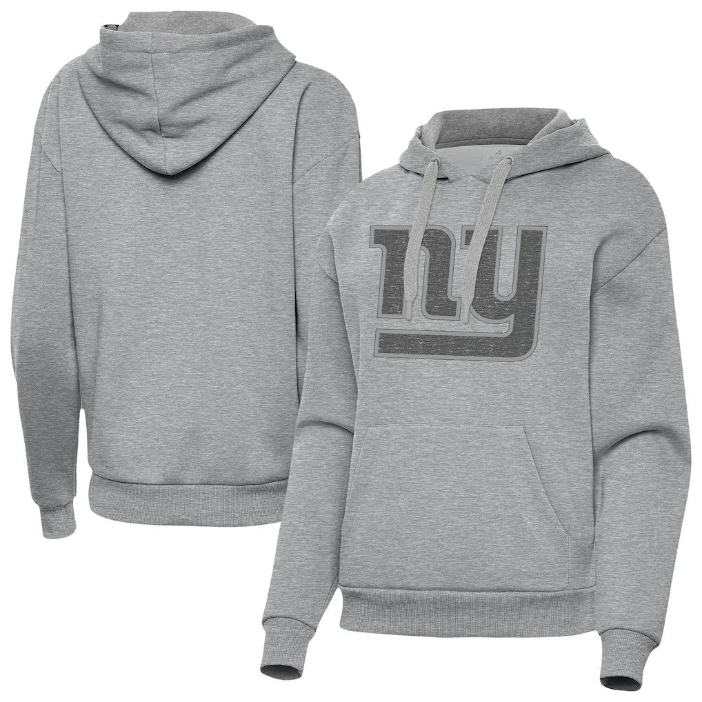 New York Giants Antigua Women's Victory Hoodie - Heather Gray - NFL
