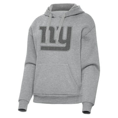 New York Giants Antigua Women's Victory Hoodie - Heather Gray - NFL