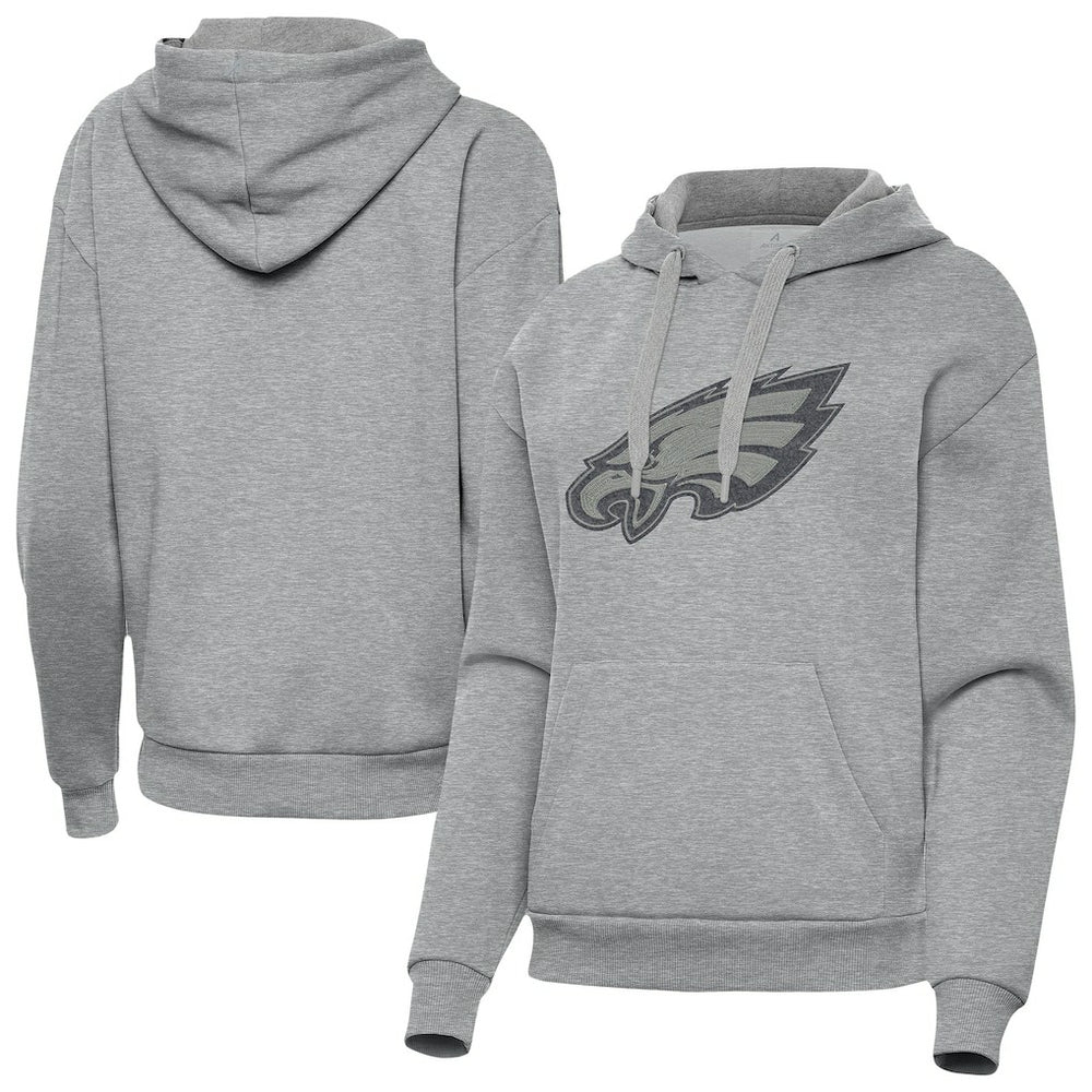 Philadelphia Eagles Antigua Women's Victory Hoodie - Heather Gray - NFL