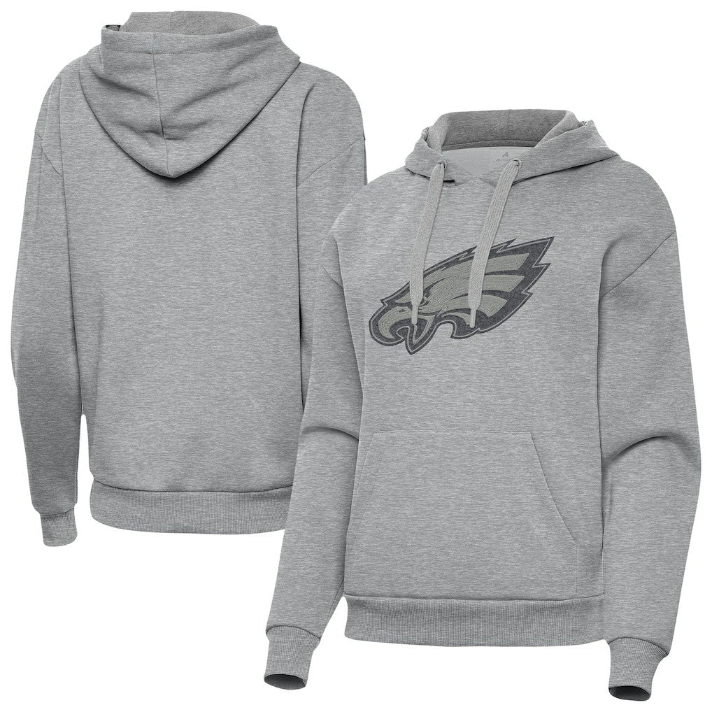 Philadelphia Eagles Antigua Women's Victory Hoodie - Heather Gray - NFL