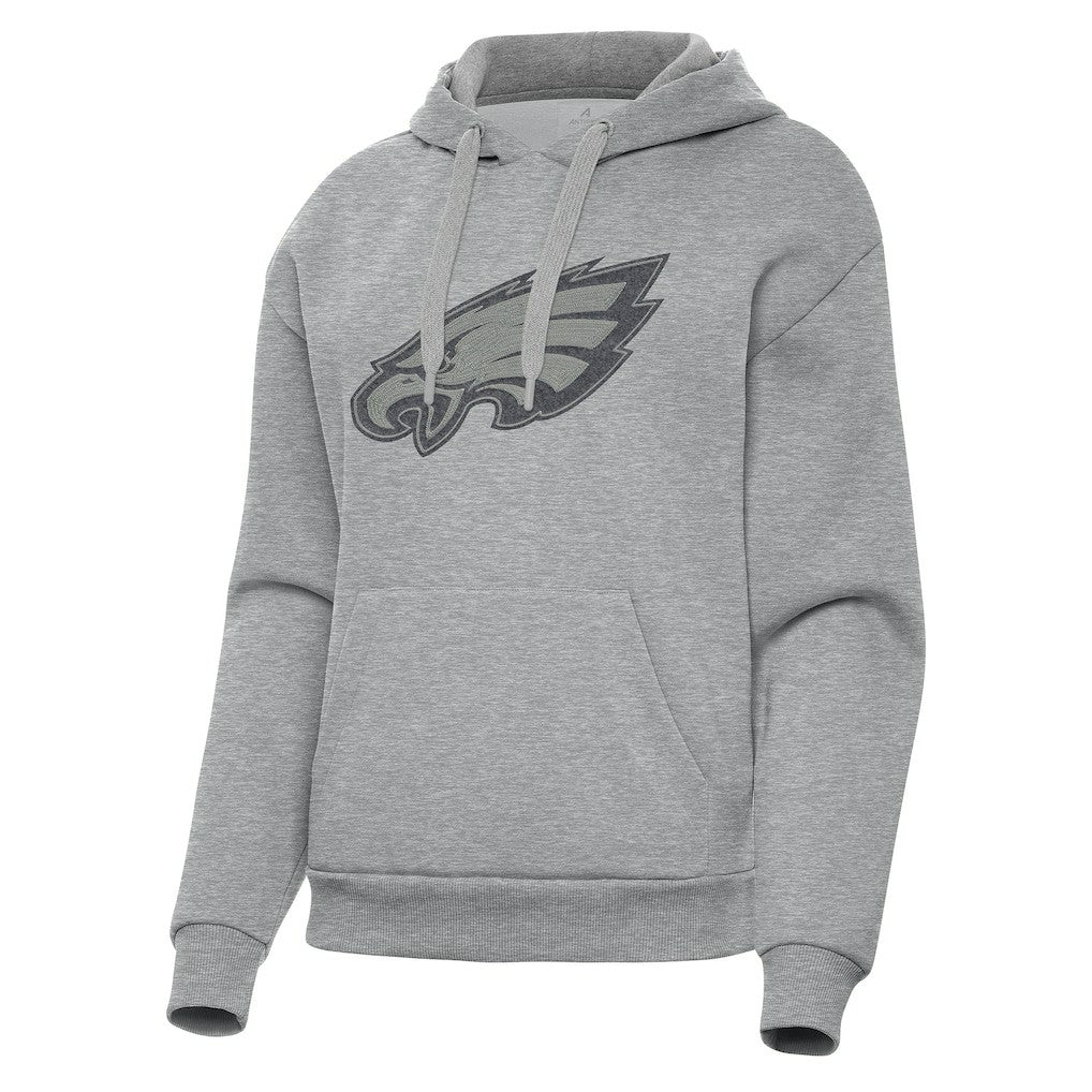 Philadelphia Eagles Antigua Women's Victory Hoodie - Heather Gray - NFL