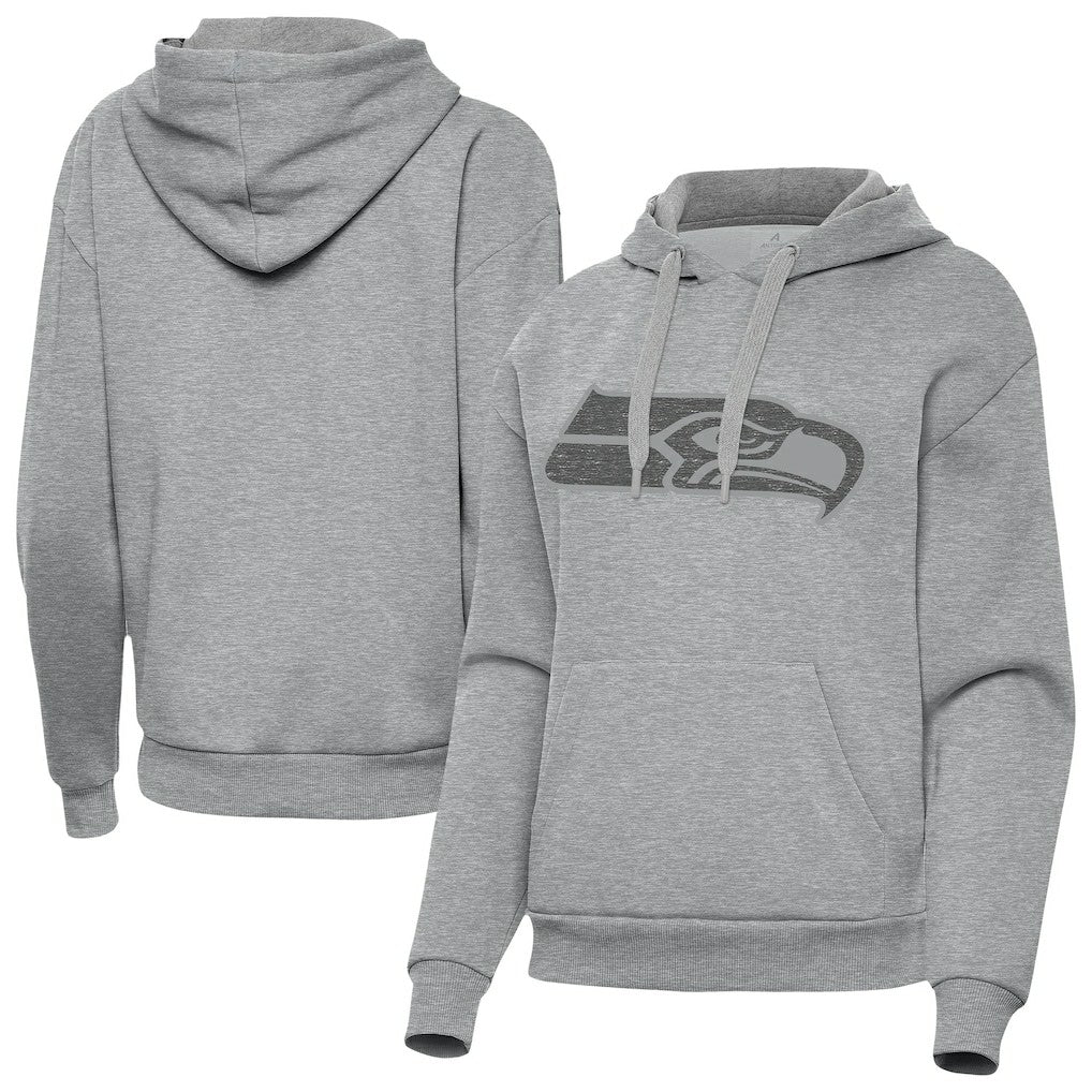 Seattle Seahawks Antigua Women's Victory Hoodie - Heather Gray - NFL