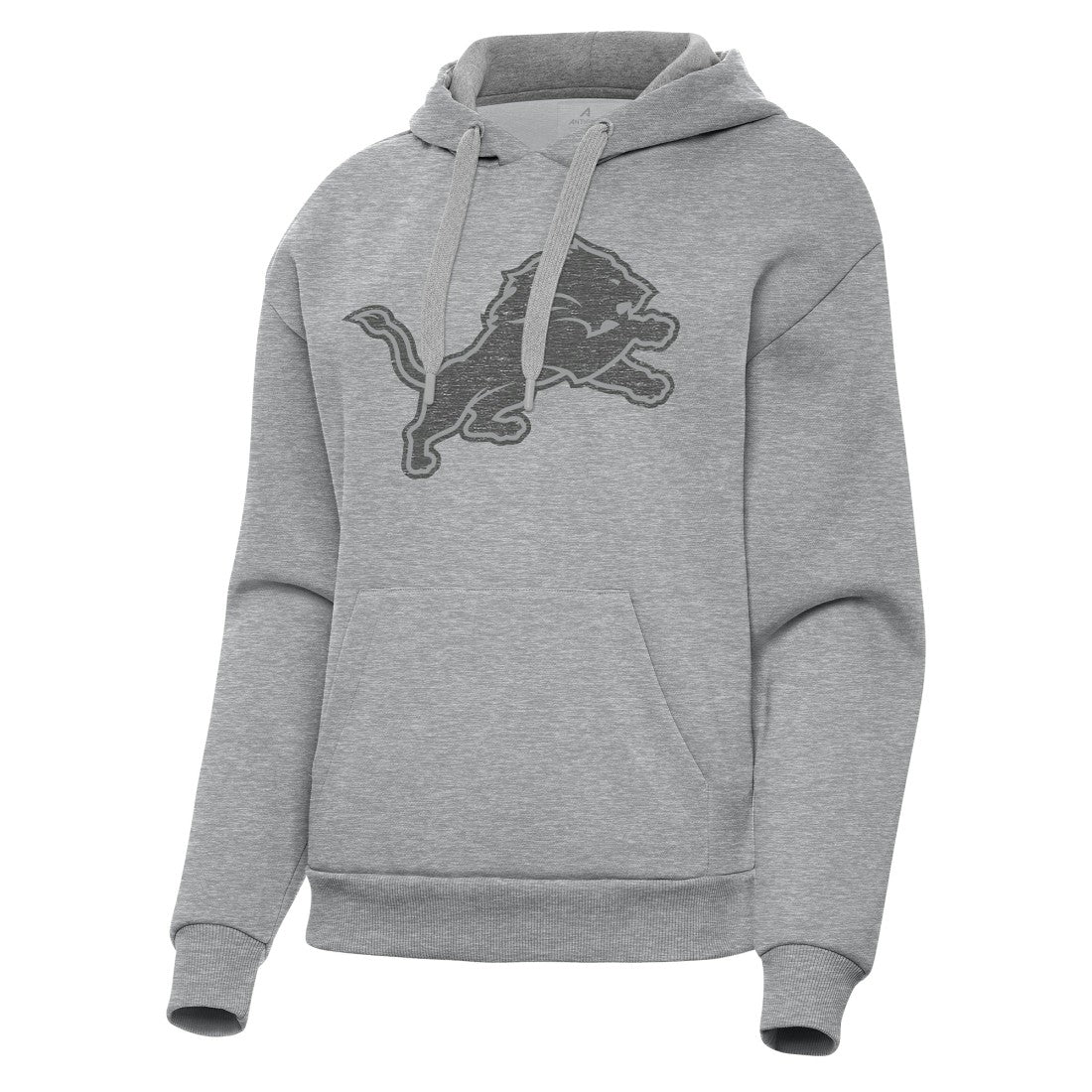 Detroit Lions Antigua Women's Victory Hoodie - Heather Gray - NFL