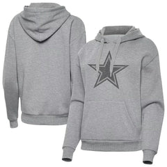Dallas Cowboys Antigua Women's Victory Hoodie - Heather Gray - NFL