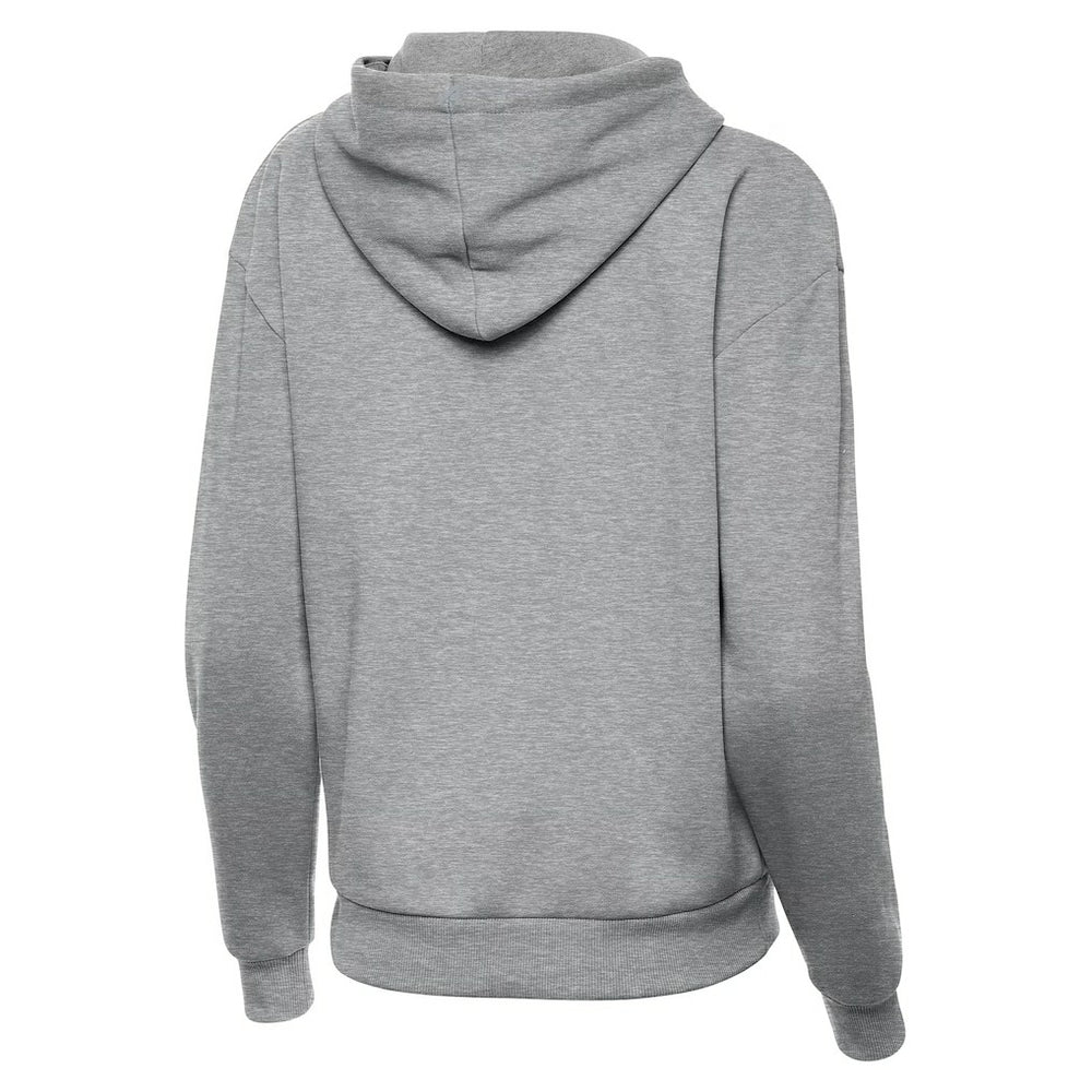 Denver Broncos Antigua Women's Victory Hoodie - Heather Gray - NFL