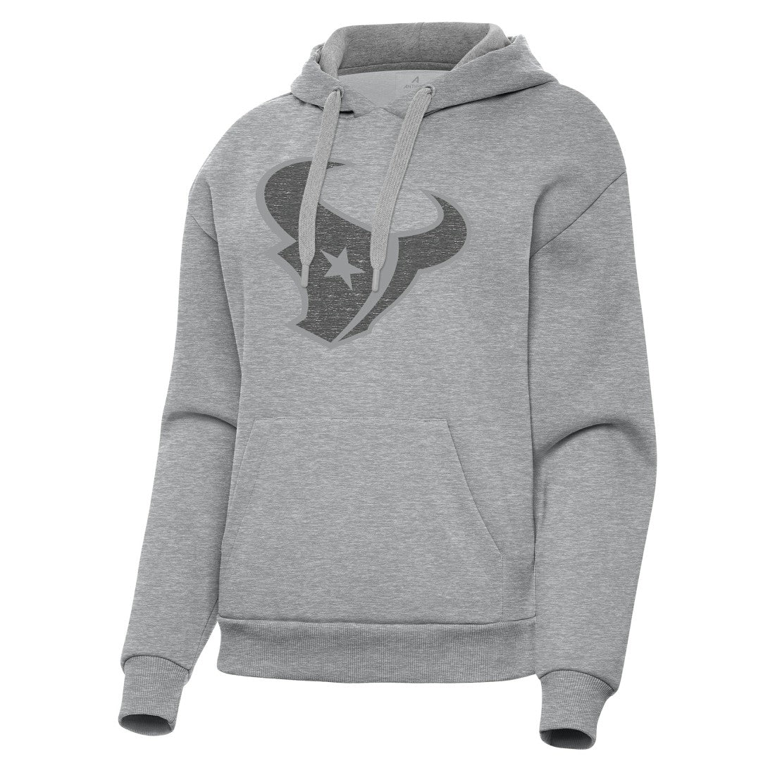 Houston Texans Antigua Women's Victory Hoodie - Heather Gray - NFL